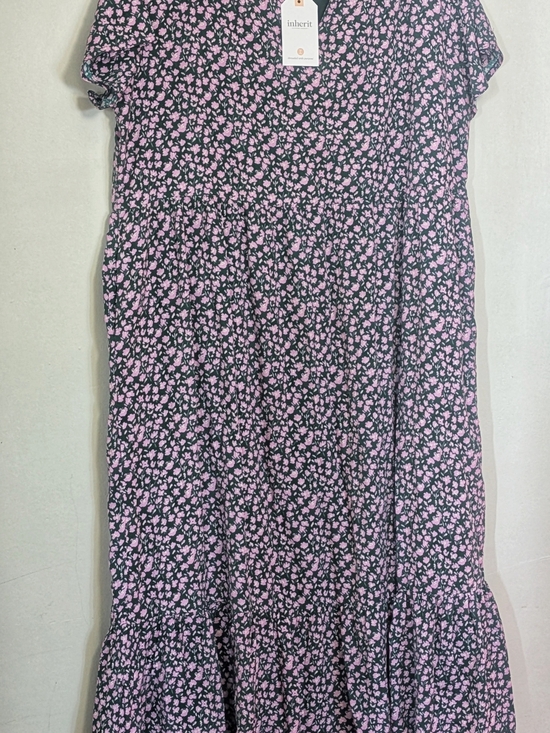Inherit Dresses & Skirts - Inherit Green Dress with Pink Floral Print